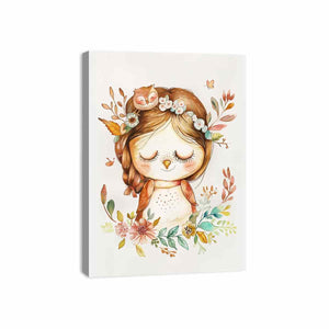 Lady Owlet Canvas Print