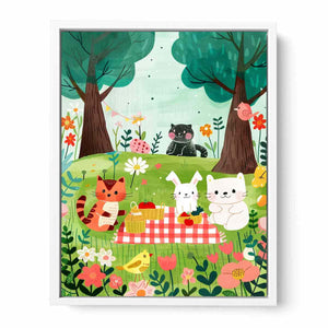 Animal Friends  Framed Print