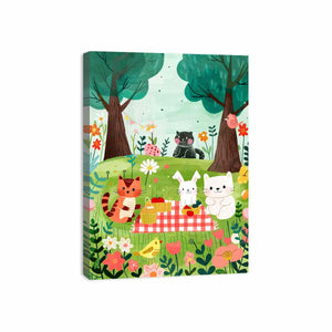 Animal Friends  Canvas Print