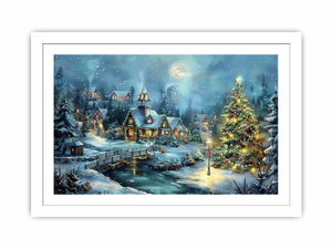 Christmas Landscape  Streched canvas