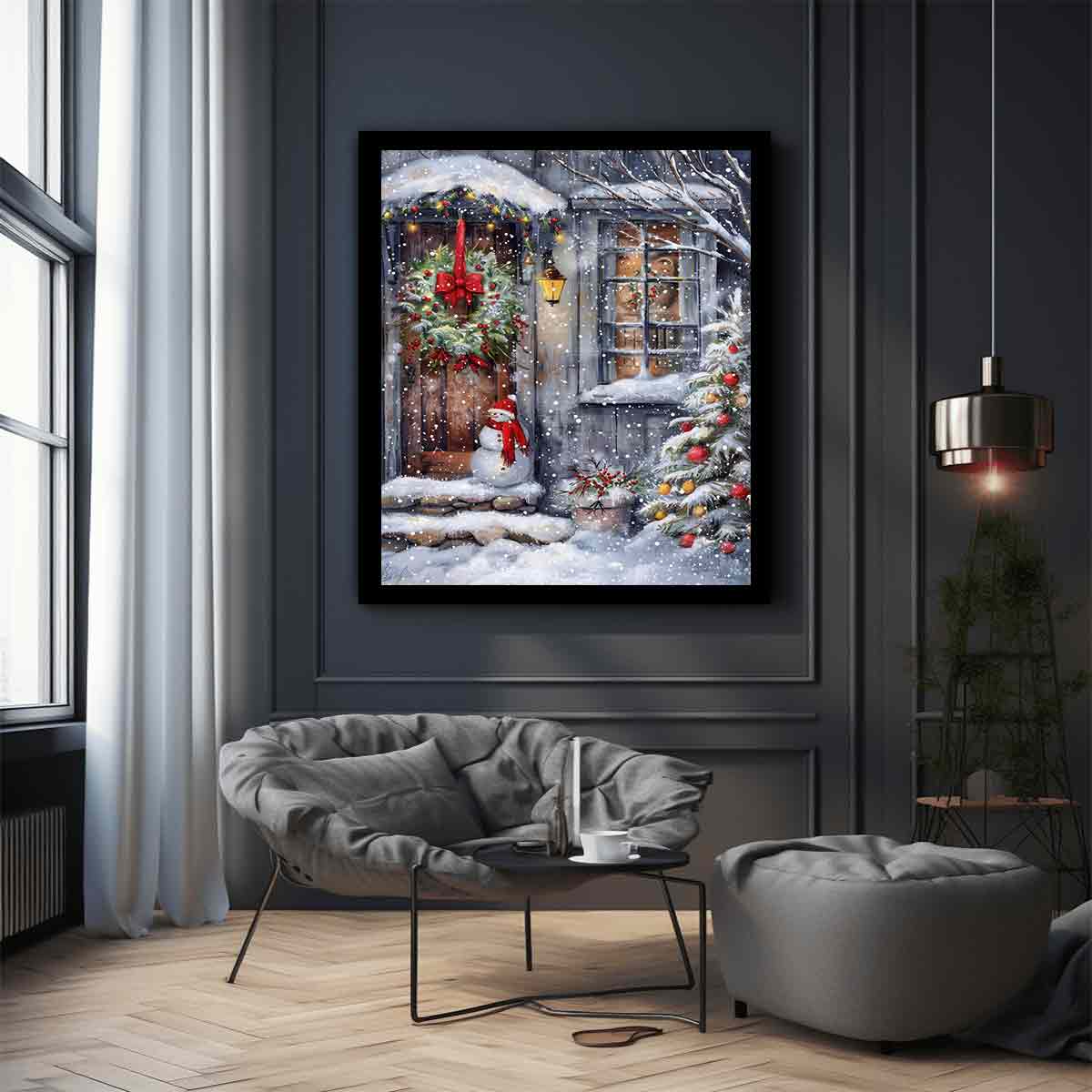 Snowy Cottage Welcome