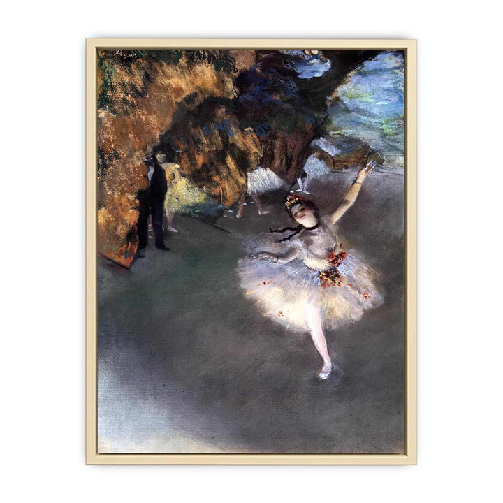 The Dancer on Stage by Edgar Degas  Art Print