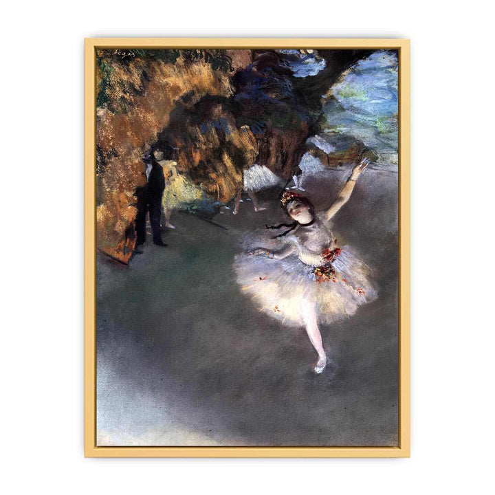The Dancer on Stage by Edgar Degas Streched canvas