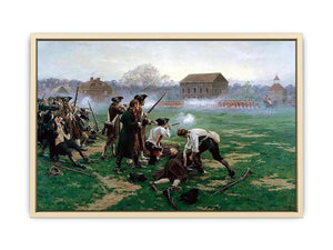 The Battle of Lexington, 19th April 1775  Art Print