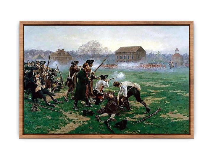 The Battle of Lexington, 19th April 1775  Poster