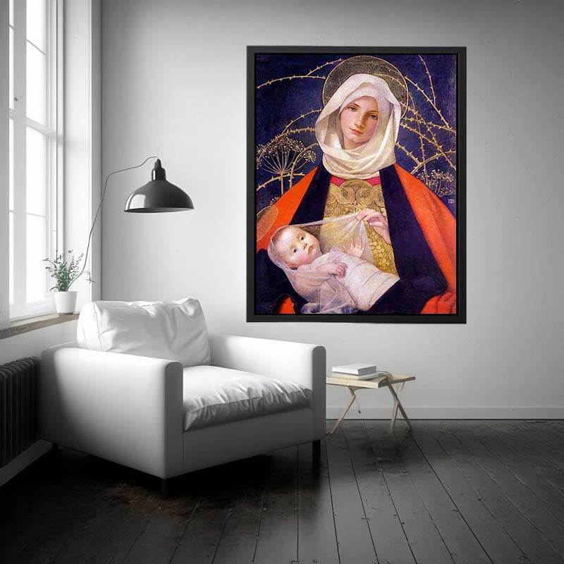 Madonna and Child by Marianne Preindelsberger Stokes Painting