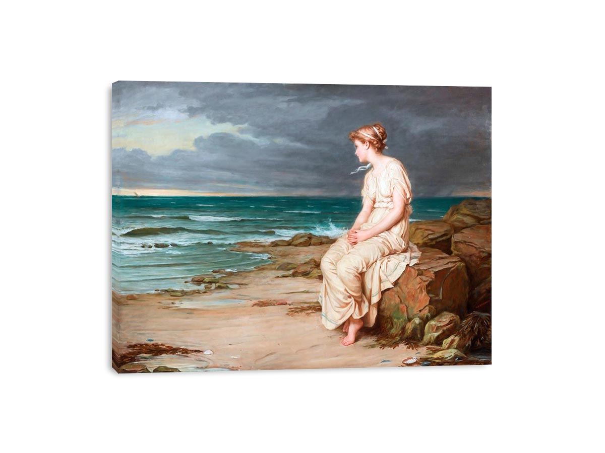 Miranda - The Tempest 1875 by John William Waterhouse Painting 