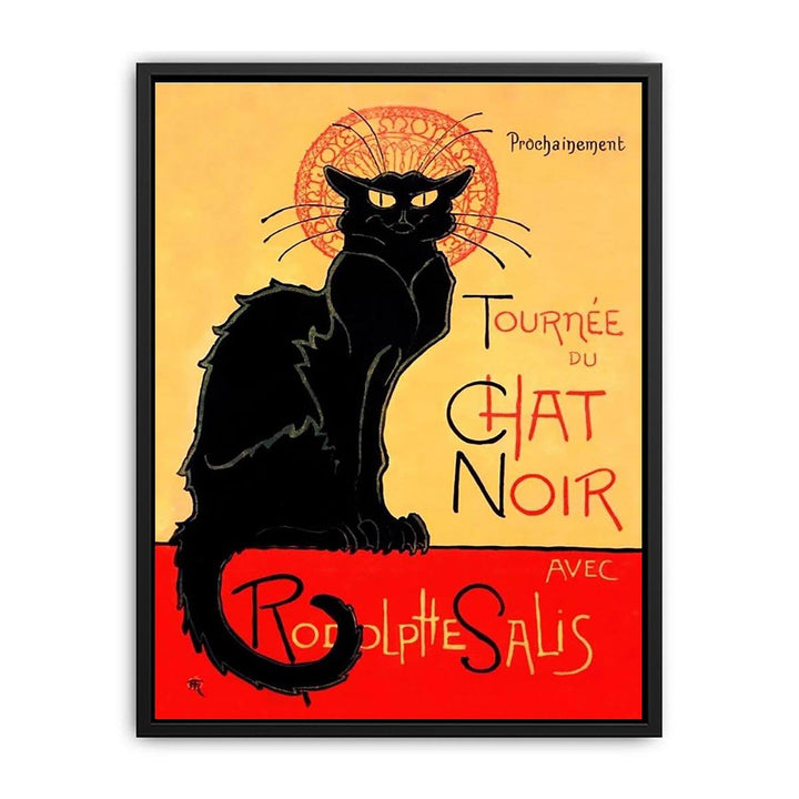 Le Chat Noir By Steinlen Canvas Print