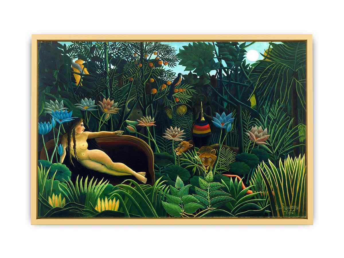 The Dream by Henri Rousseau Streched canvas