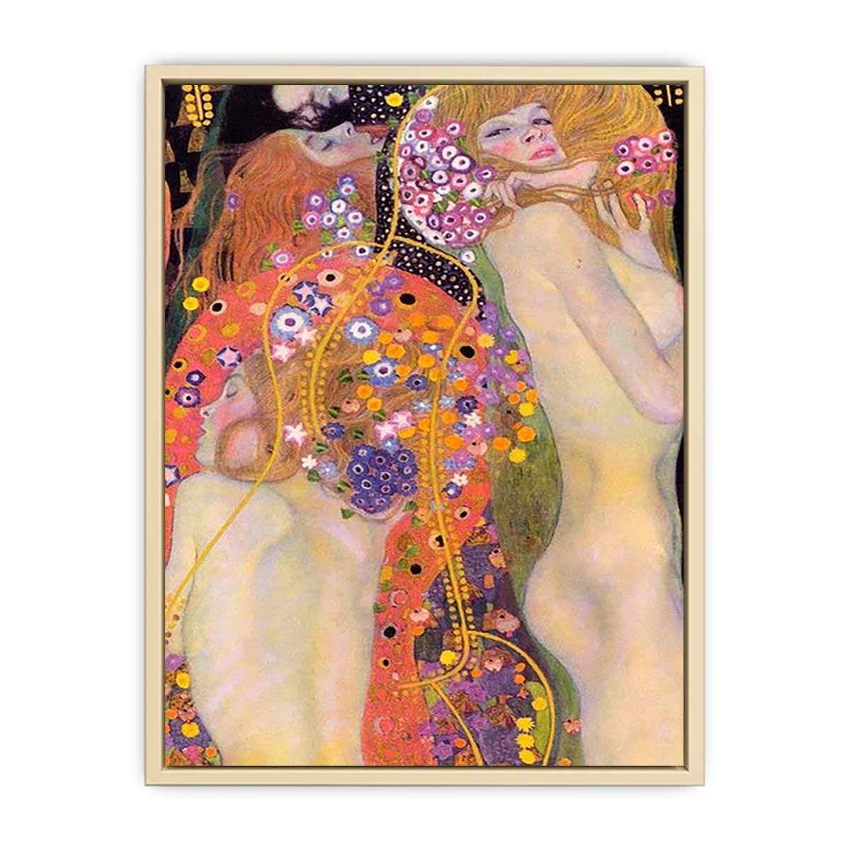 Water Serpents by Gustav Klimt  Art Print