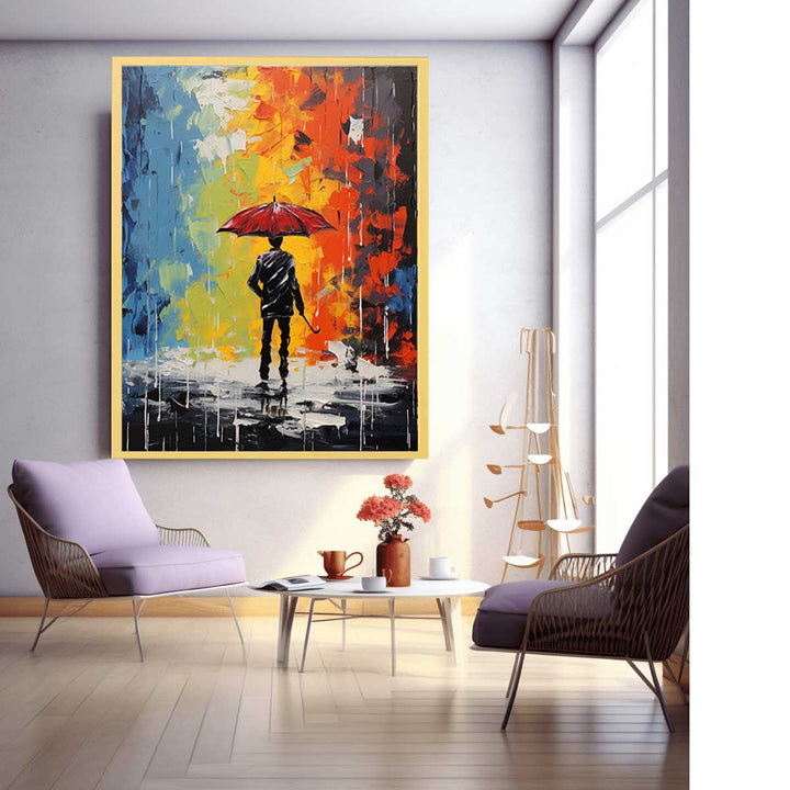 Kinetic Love: Dancing Couple Painting