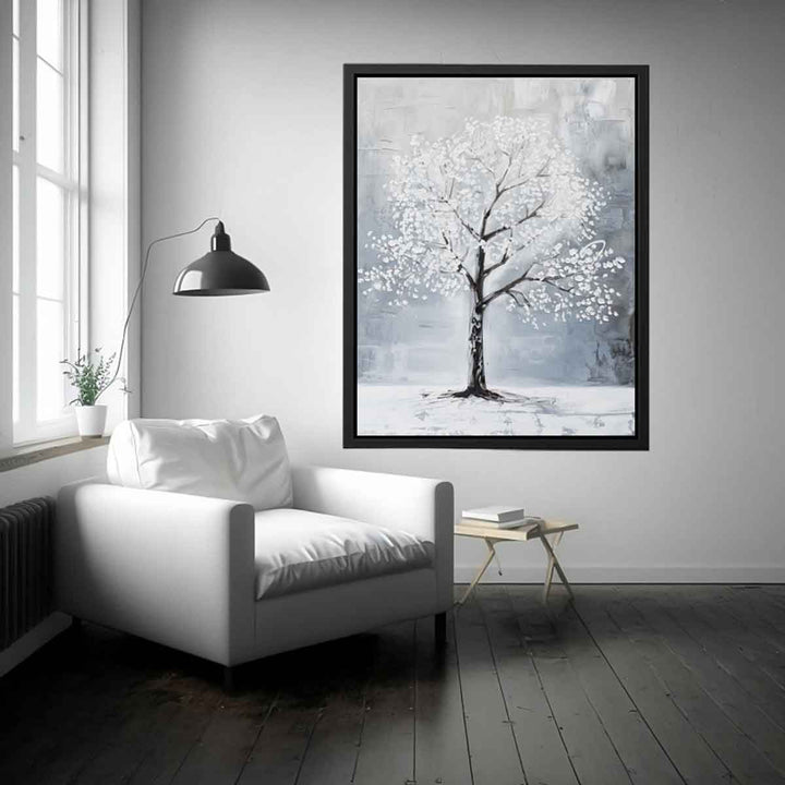 White Tree Painting