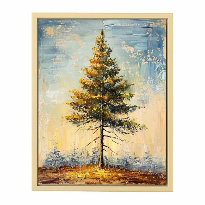 Pine Tree  Painting  Art Print