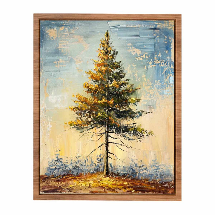 Pine Tree  Painting Poster
