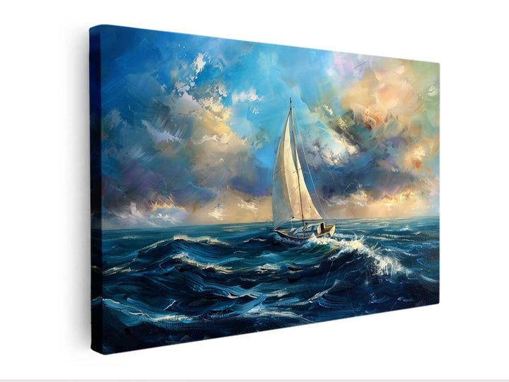 Sailing Boat Painting