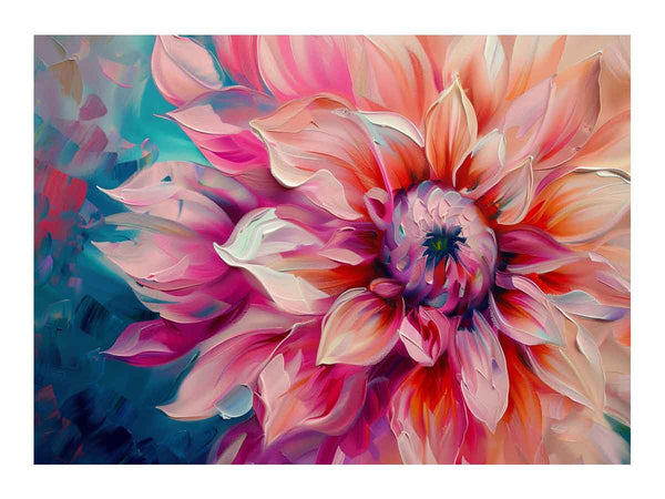 Floral Painting on Canvas