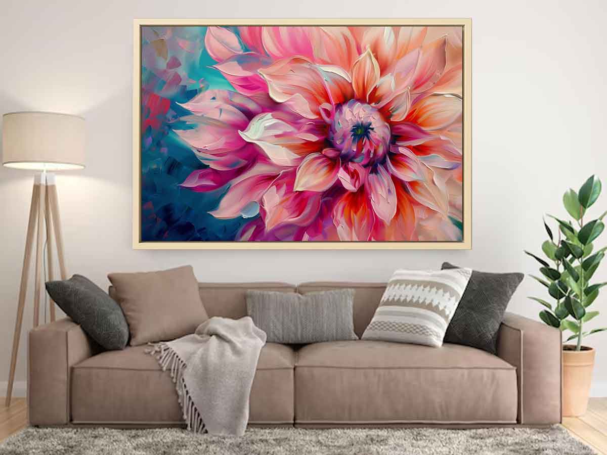 Floral Painting on Canvas Painting