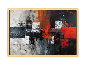 Abstract  Streched canvas