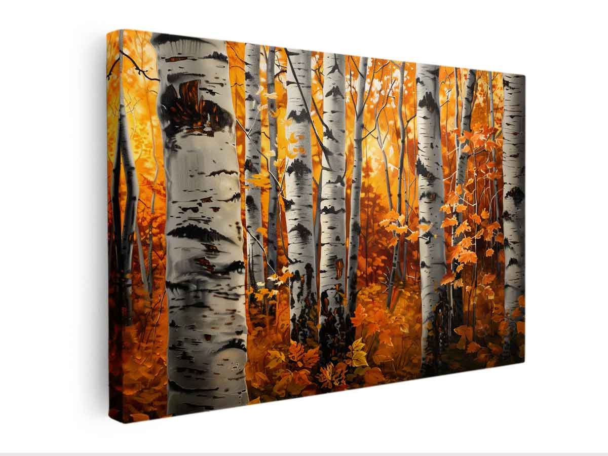 Birch Trees Painting