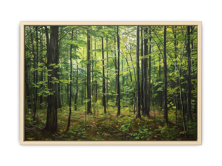 Northern Hardwood Forest Painting  Art Print