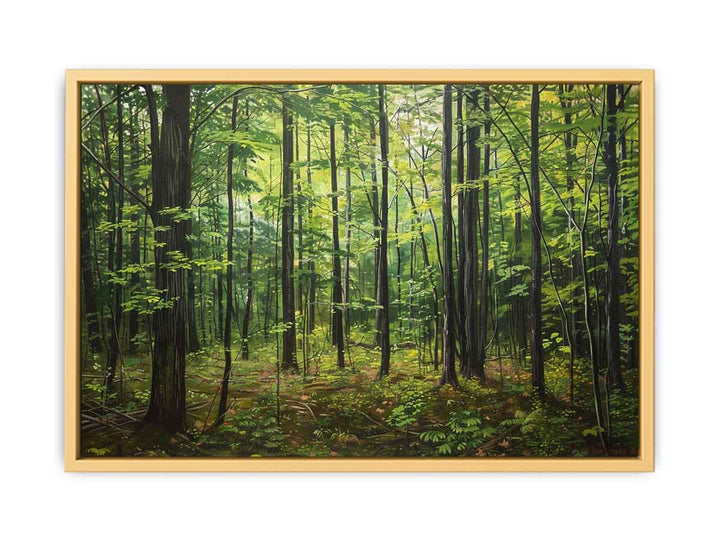 Northern Hardwood Forest Painting  Streched canvas