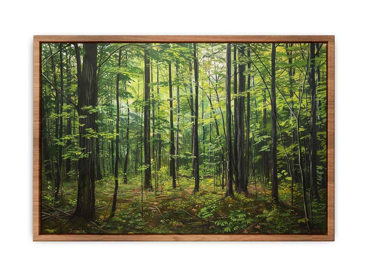 Northern Hardwood Forest Painting Poster