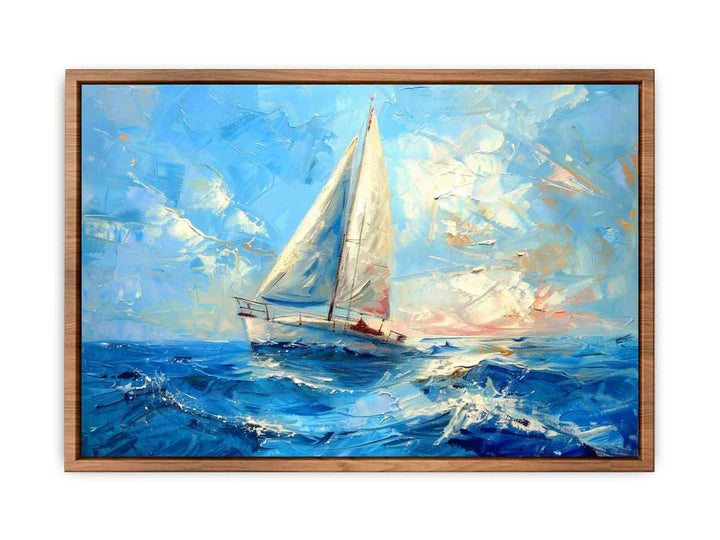 Sailing Ship Painting Poster
