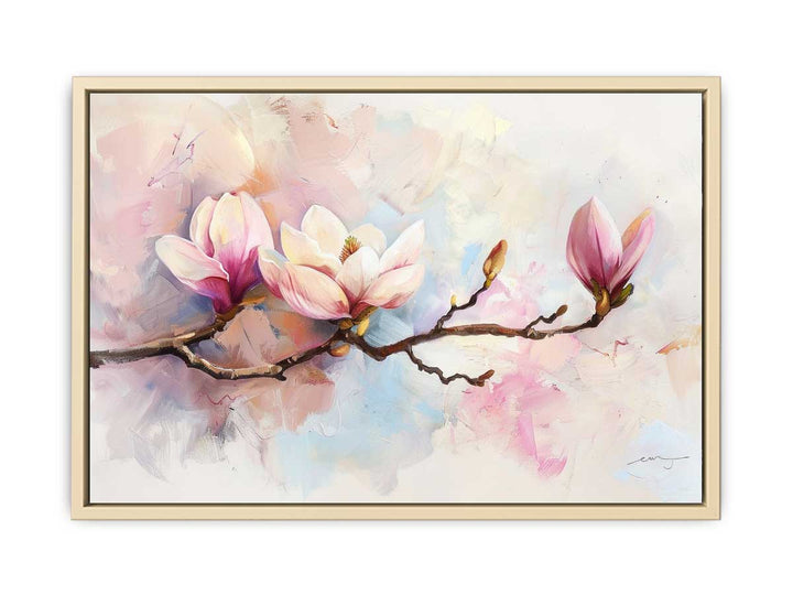 Magnolia Flower Painting  Art Print