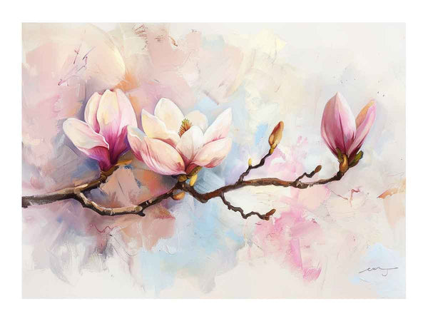 Magnolia Flower Painting