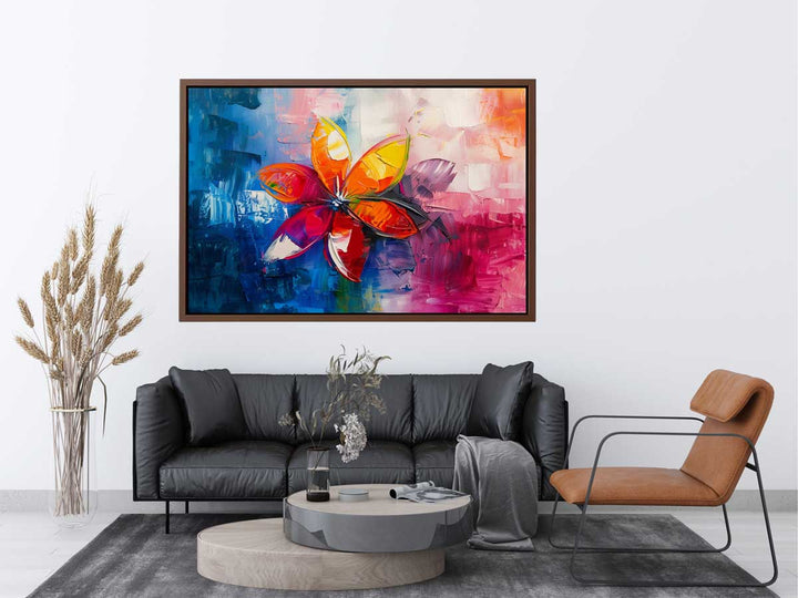 Floral Abstract Painting canvas Print