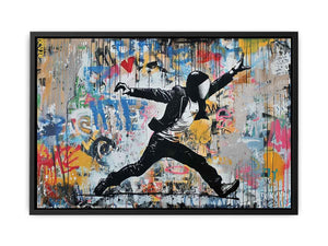 Street Art Painting  Canvas Print