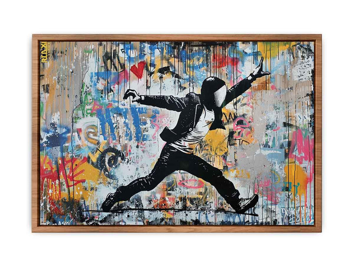 Street Art Painting Poster