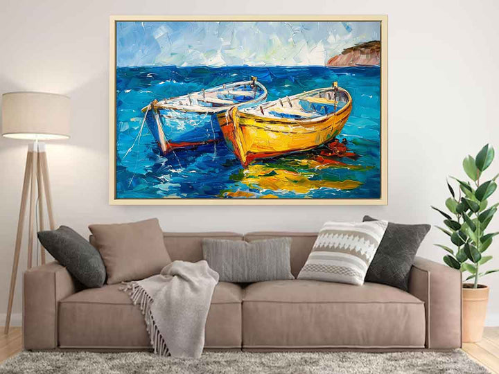 Boats Painting