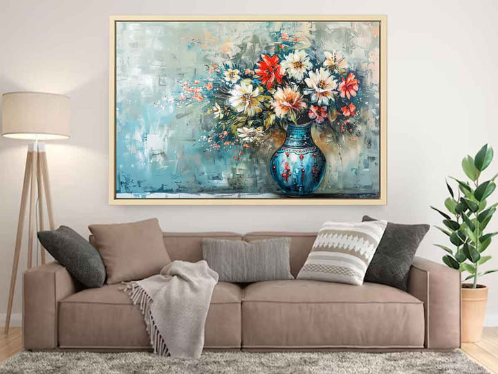 Flower in vase  Painting Art Print