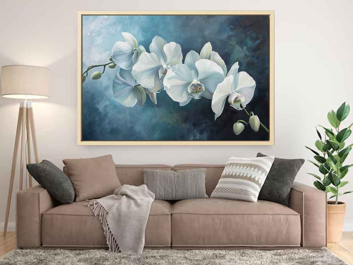 White Orchid  Painting