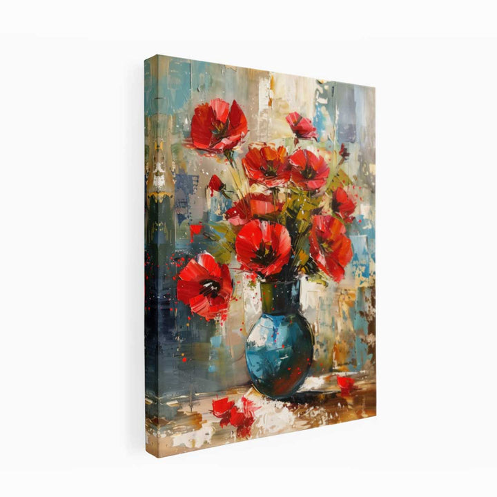  Flower in a Vase Painting  canvas Print