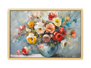 Flower in a Vase Painting  Streched canvas