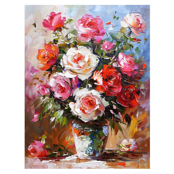 Flower in a Vase Canvas Painting