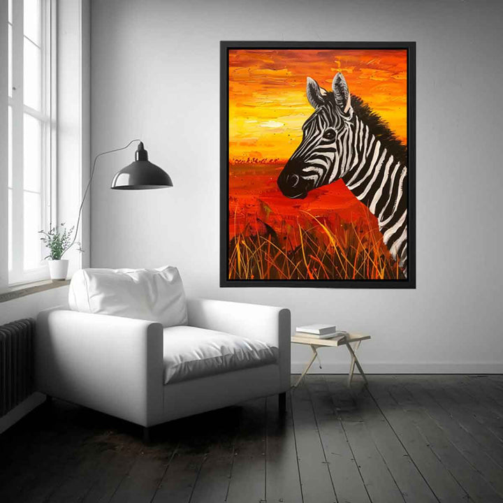 Zebra Painting Art Print