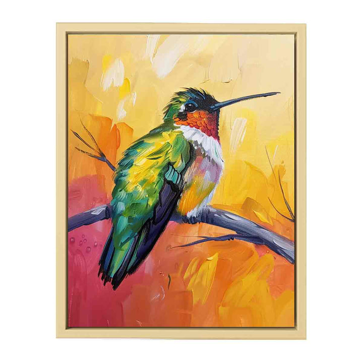 Humming Bird Painting  Art Print