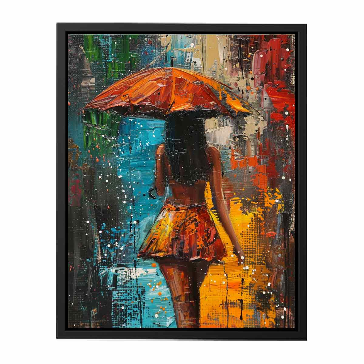 Umbrella  Painting  Canvas Print