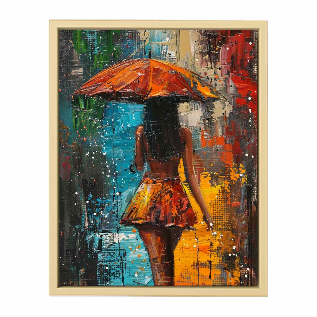 Umbrella  Painting  Art Print