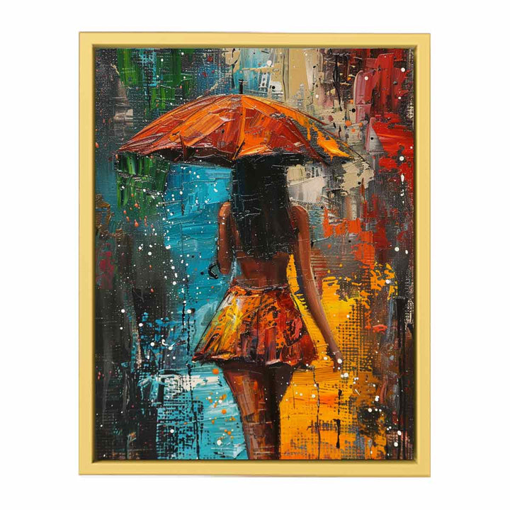 Umbrella  Painting  Streched canvas