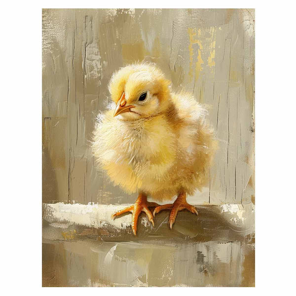 Baby Chicken Art Painting
