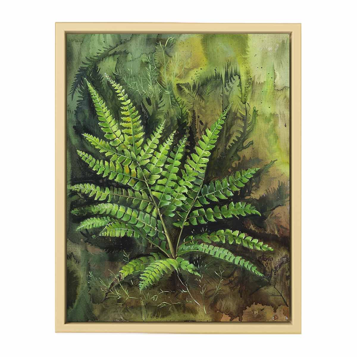 Eagle Fern Painting  Art Print