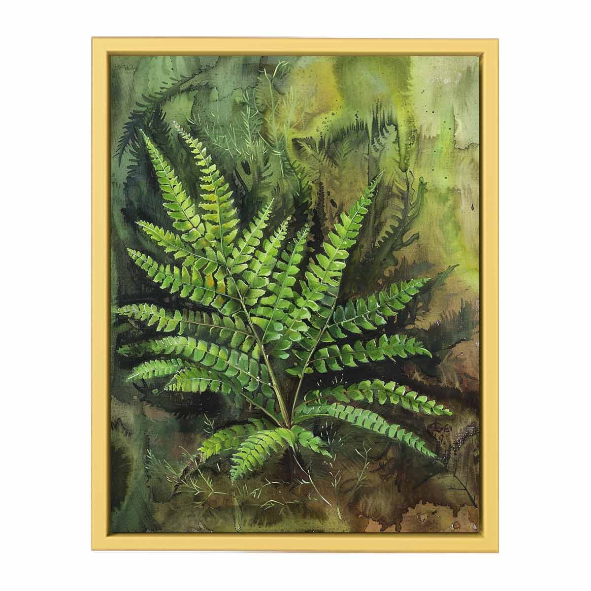 Eagle Fern Painting  Streched canvas