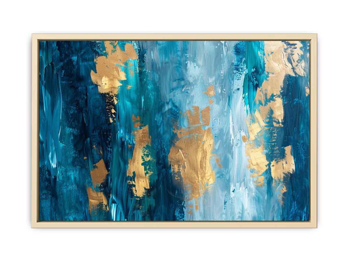 Abstract Gold Luxury Painting  Art Print