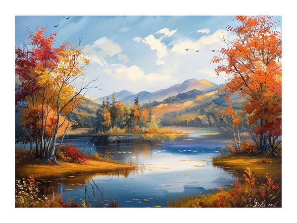 Landscape Painting Art Print