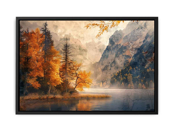 Mountain River   Painting  Canvas Print