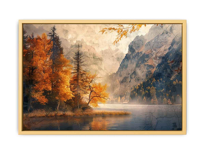 Mountain River   Painting  Streched canvas